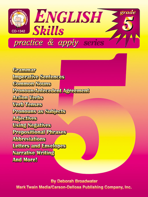 Title details for English Skills, Grade 5 by Broadwater - Available